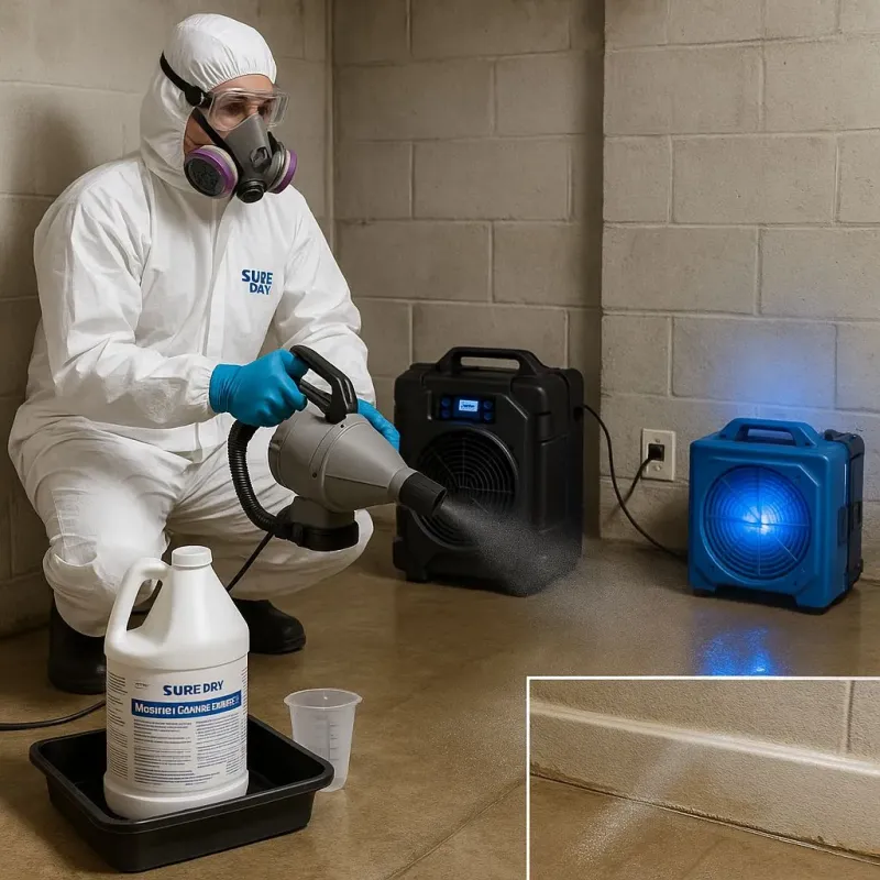 Sanitization and Odor Removal process in Lindstrom, MN
