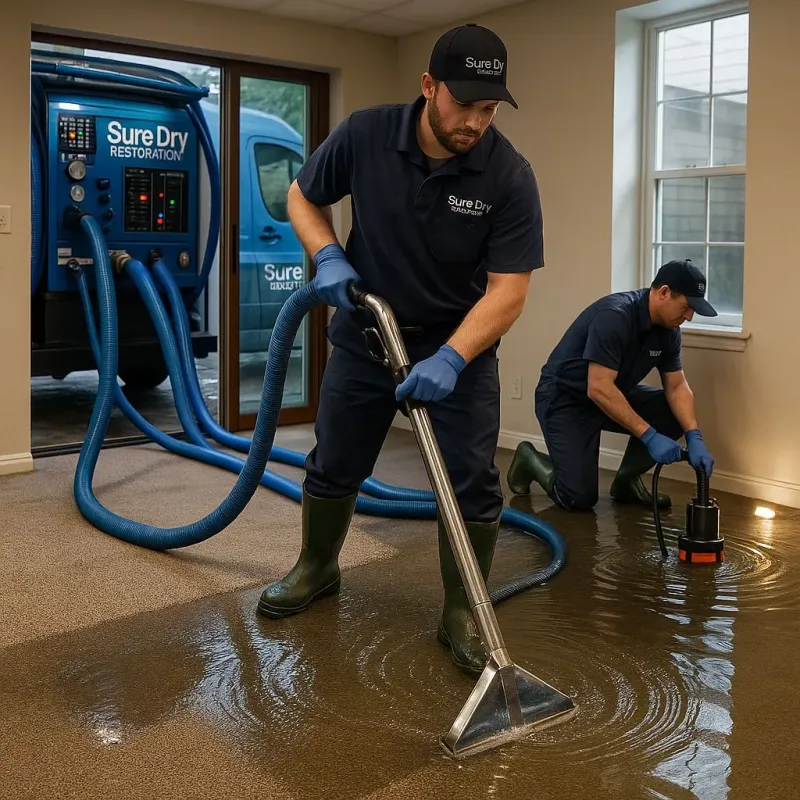 Water Extraction and Removal process in Lindstrom, MN